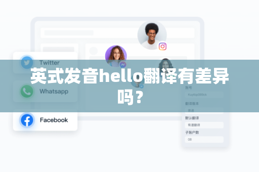 英式发音hello翻译有差异吗？