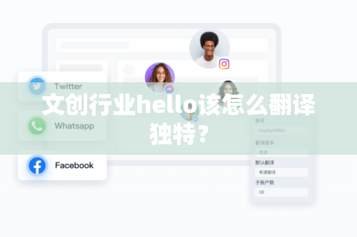 文创行业hello该怎么翻译独特？
